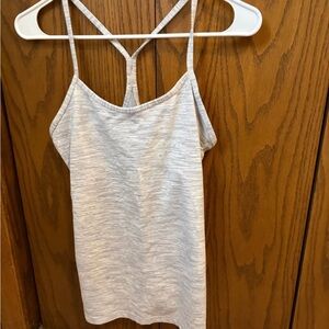 Lululemon Athletica Light Gray Strappy Camisole